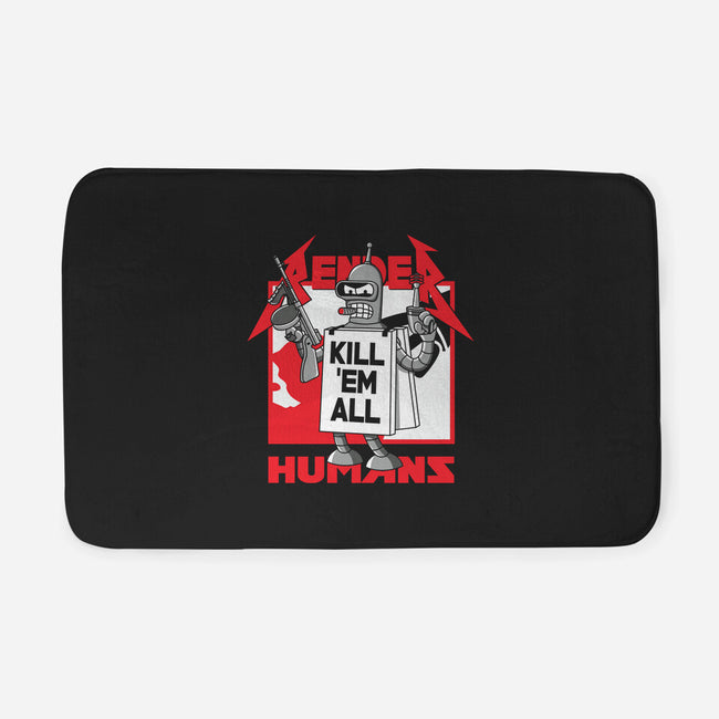 Kill Em All-None-Memory Foam-Bath Mat-Xentee