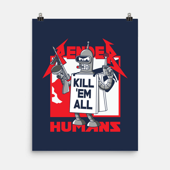 Kill Em All-None-Matte-Poster-Xentee