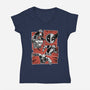 LoganPool-Womens-V-Neck-Tee-Astrobot Invention