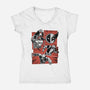 LoganPool-Womens-V-Neck-Tee-Astrobot Invention