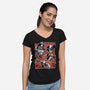 LoganPool-Womens-V-Neck-Tee-Astrobot Invention