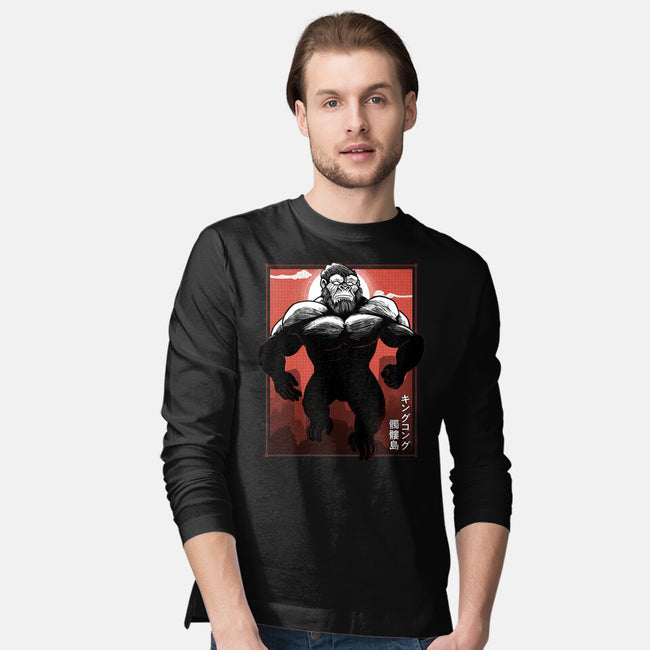 Mighty Kong-Mens-Long Sleeved-Tee-Astrobot Invention