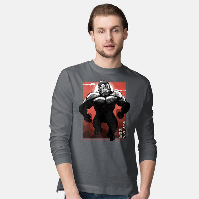 Mighty Kong-Mens-Long Sleeved-Tee-Astrobot Invention