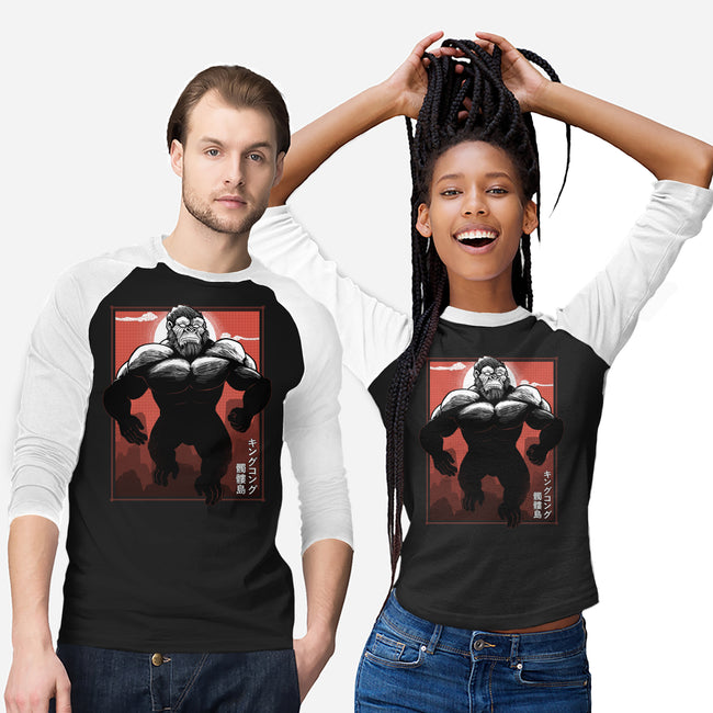 Mighty Kong-Unisex-Baseball-Tee-Astrobot Invention