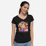 Pal Friends-Womens-V-Neck-Tee-eduely