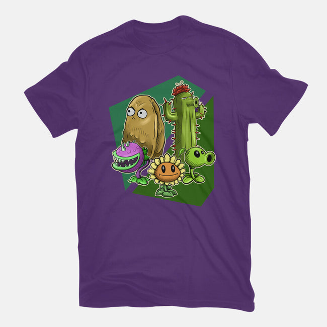 My Plant Squad-Womens-Fitted-Tee-nickzzarto