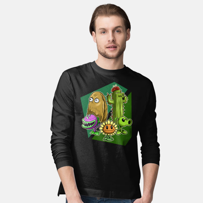 My Plant Squad-Mens-Long Sleeved-Tee-nickzzarto