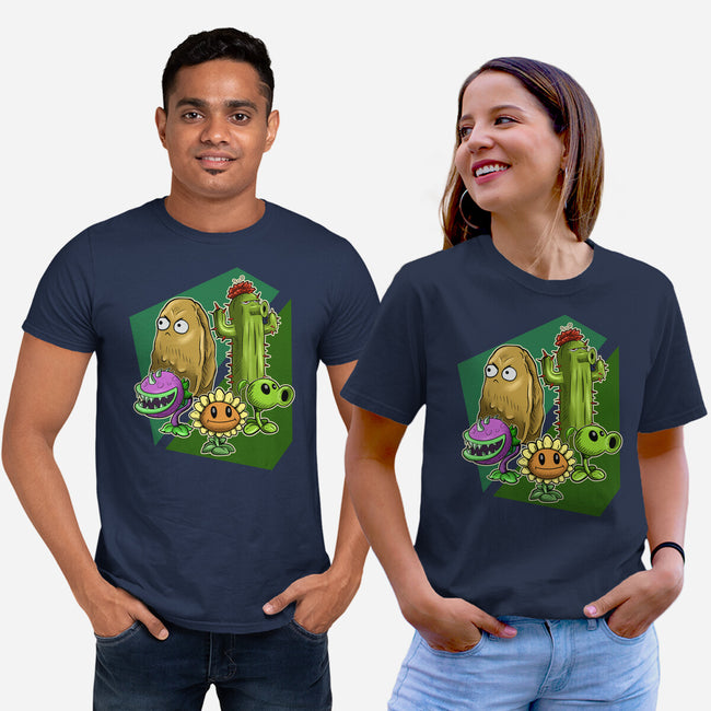 My Plant Squad-Unisex-Basic-Tee-nickzzarto