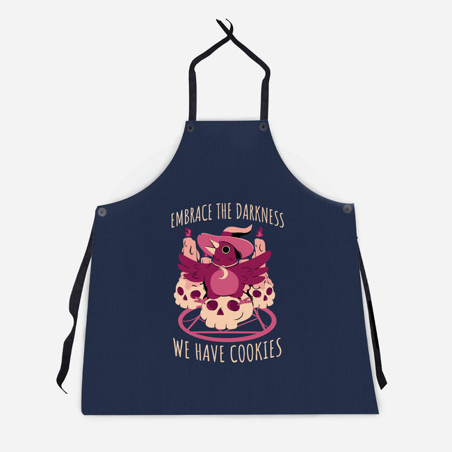 Embrace The Darkness-Unisex-Kitchen-Apron-FunkVampire