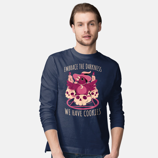 Embrace The Darkness-Mens-Long Sleeved-Tee-FunkVampire