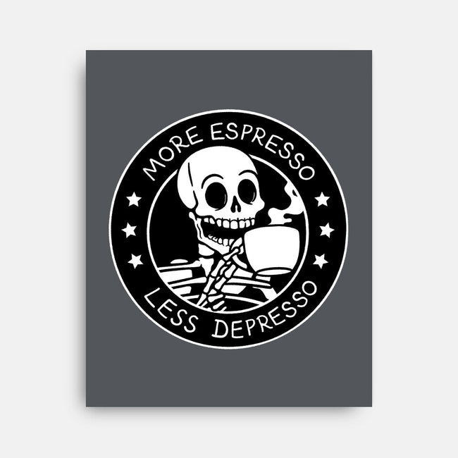 More Espresso Less Depresso-None-Stretched-Canvas-tobefonseca