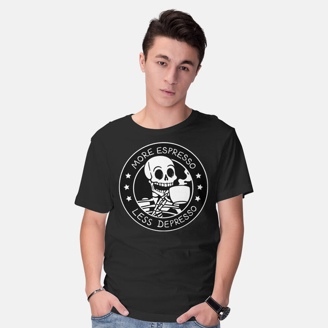 More Espresso Less Depresso-Mens-Basic-Tee-tobefonseca