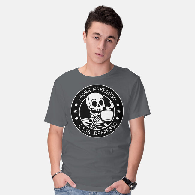 More Espresso Less Depresso-Mens-Basic-Tee-tobefonseca