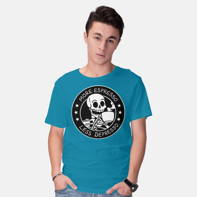 More Espresso Less Depresso-Mens-Basic-Tee-tobefonseca