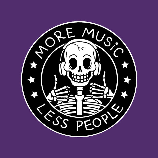 More Music Less People-None-Removable Cover-Throw Pillow-tobefonseca