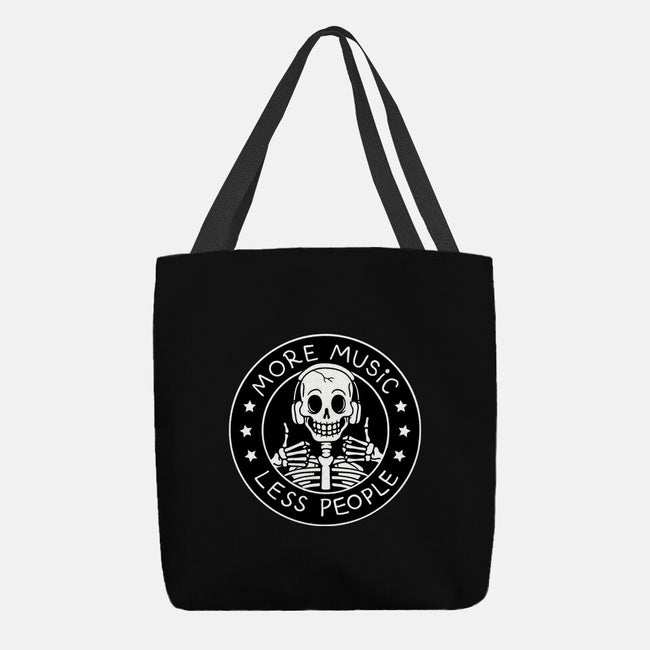 More Music Less People-None-Basic Tote-Bag-tobefonseca