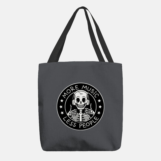 More Music Less People-None-Basic Tote-Bag-tobefonseca