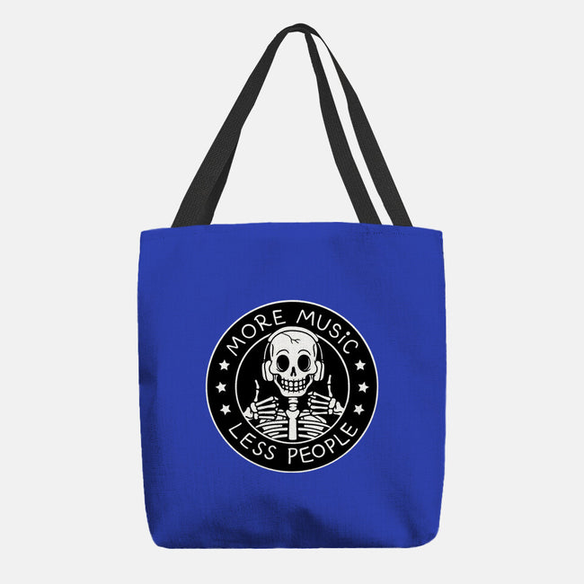 More Music Less People-None-Basic Tote-Bag-tobefonseca