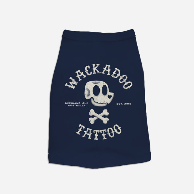 Wackadoo Tattoo-Dog-Basic-Pet Tank-zachterrelldraws