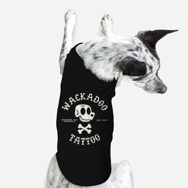 Wackadoo Tattoo-Dog-Basic-Pet Tank-zachterrelldraws