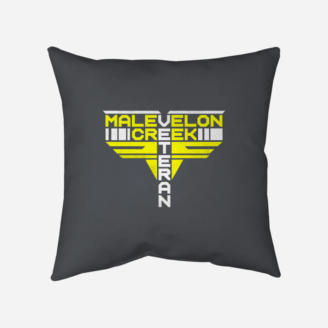 Malevelon Veteran-None-Removable Cover-Throw Pillow-rocketman_art