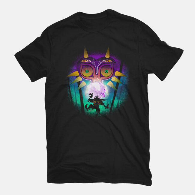 The Moon And The Mask-Mens-Basic-Tee-Donnie