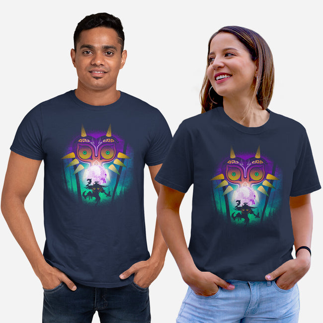 The Moon And The Mask-Unisex-Basic-Tee-Donnie