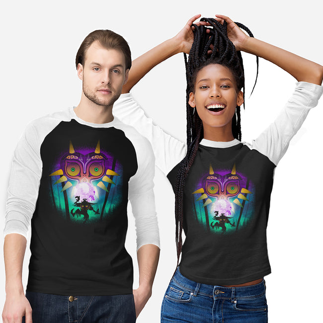 The Moon And The Mask-Unisex-Baseball-Tee-Donnie