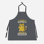 Allergic To Stupidity-Unisex-Kitchen-Apron-kg07