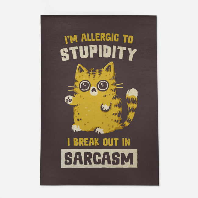 Allergic To Stupidity-None-Indoor-Rug-kg07