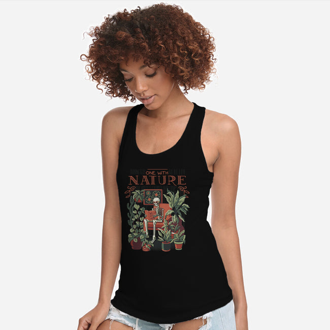 I Am One With Nature-Womens-Racerback-Tank-tobefonseca