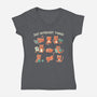 Just Introvert Things-Womens-V-Neck-Tee-koalastudio