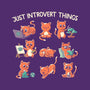 Just Introvert Things-Womens-Fitted-Tee-koalastudio