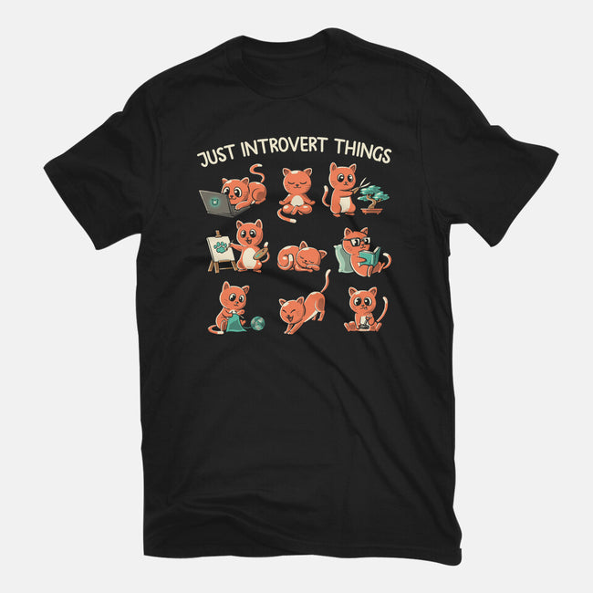 Just Introvert Things-Unisex-Basic-Tee-koalastudio