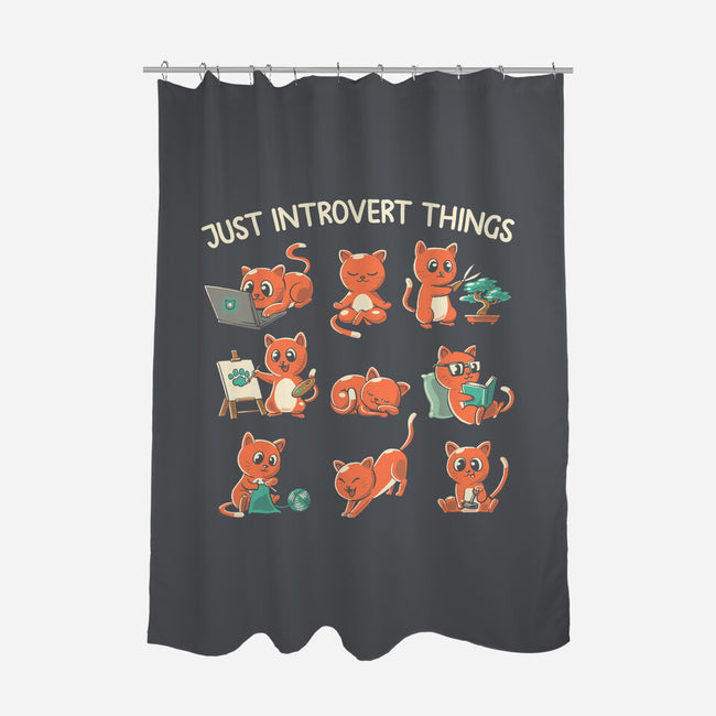 Just Introvert Things-None-Polyester-Shower Curtain-koalastudio