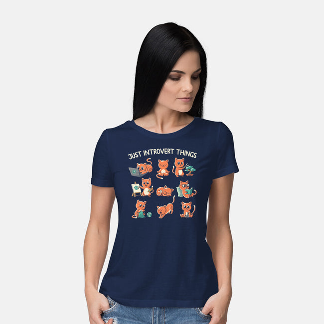 Just Introvert Things-Womens-Basic-Tee-koalastudio