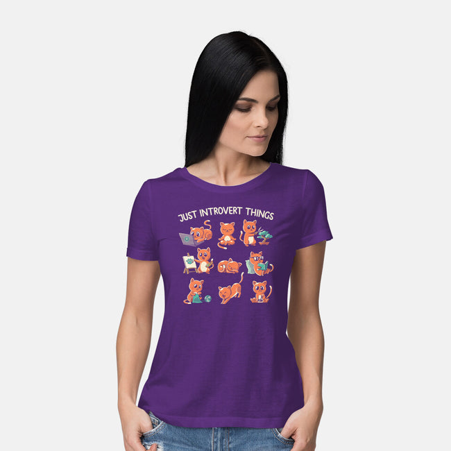 Just Introvert Things-Womens-Basic-Tee-koalastudio