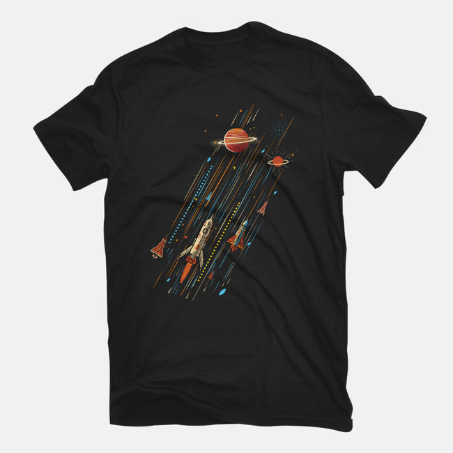 Space Travel Is Cool-Womens-Basic-Tee-kharmazero