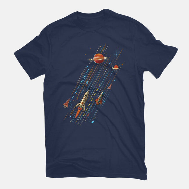 Space Travel Is Cool-Youth-Basic-Tee-kharmazero