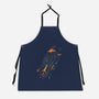 Space Travel Is Cool-Unisex-Kitchen-Apron-kharmazero