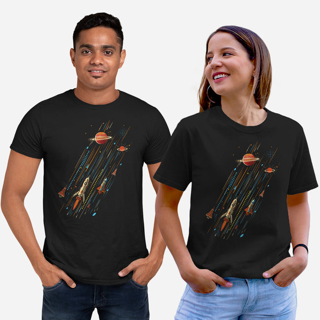 Space Travel Is Cool-Unisex-Basic-Tee-kharmazero