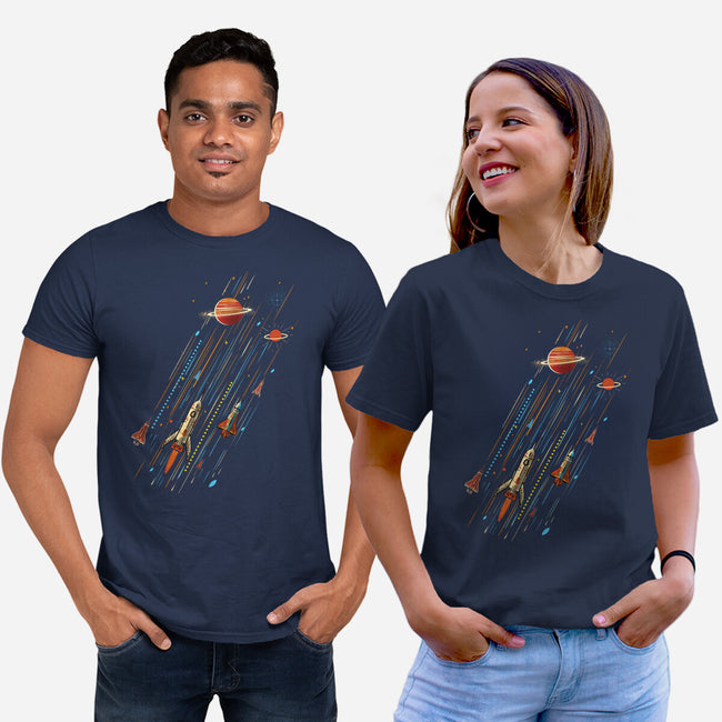 Space Travel Is Cool-Unisex-Basic-Tee-kharmazero