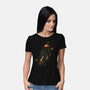 Space Travel Is Cool-Womens-Basic-Tee-kharmazero