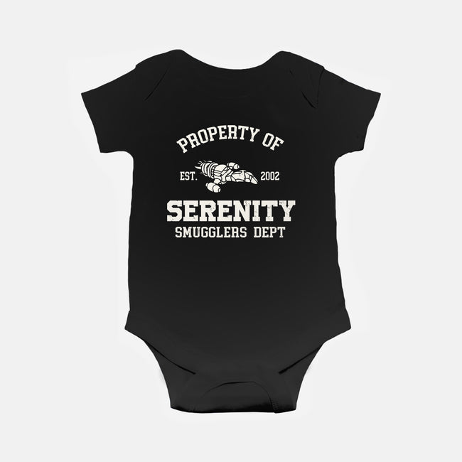 Property Of Serenity-Baby-Basic-Onesie-Melonseta