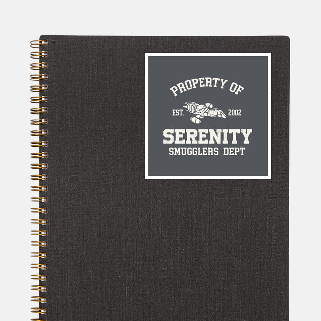 Property Of Serenity-None-Glossy-Sticker-Melonseta