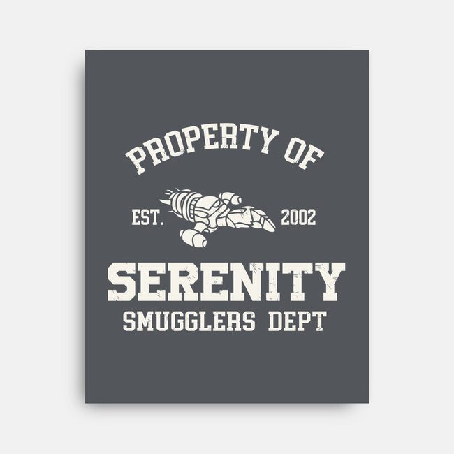 Property Of Serenity-None-Stretched-Canvas-Melonseta