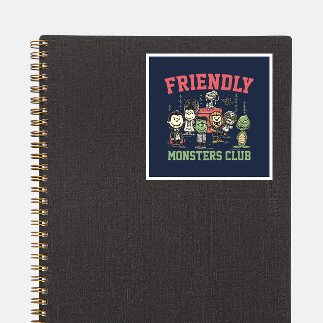 Friendly Monsters Club-None-Glossy-Sticker-momma_gorilla