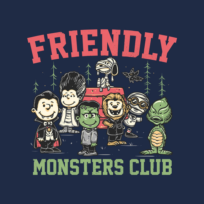 Friendly Monsters Club-None-Removable Cover-Throw Pillow-momma_gorilla