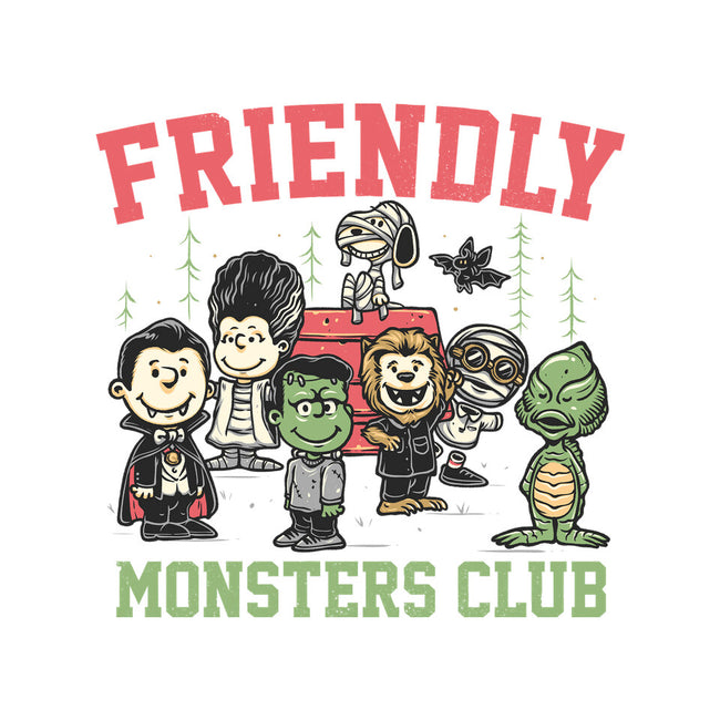 Friendly Monsters Club-Youth-Basic-Tee-momma_gorilla