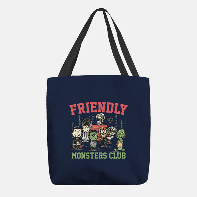 Friendly Monsters Club-None-Basic Tote-Bag-momma_gorilla